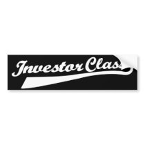 Investor Class bumper stickers