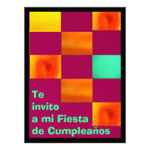 Invitación - Te invito a mi Fiesta de Cumpleaños Personalized Invites
