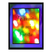 Invitación - Te invito a mi Fiesta - Multicolor Invites