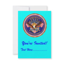 Invitation 3.5" x 5" America not forgotten....