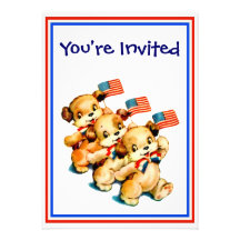 Invitation 4 juillet de BBQ