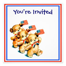 Invitation 4 juillet de BBQ