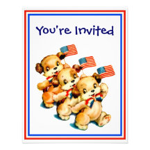 Invitation 4 juillet de BBQ