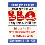 Invitation 4 juillet de partie de BBQ invitations