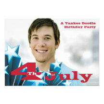 Invitation 4 juillet de photo