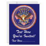 Invitation 6.5" x 8.75"  America not forgotten....