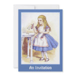 Invitation: Alice in Wonderland - Caterpillar