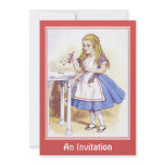 Invitation: Alice in Wonderland - Drink Me