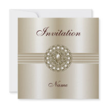 Invitation All Occasions Elegant Pearl Gem 2