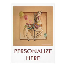 Invitation - Announcement Cards - Happy Horse Caro