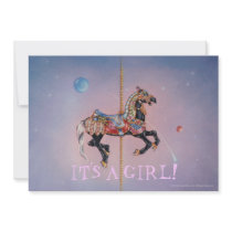 Invitation, Announcement - Petaluma Carousel Horse