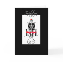 invitation cake greeting card