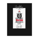 invitation cake postcard