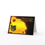 Invitation Cheese and Wine Party cute little mouse cards