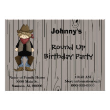 Invitation-Cowboy Birthday Party