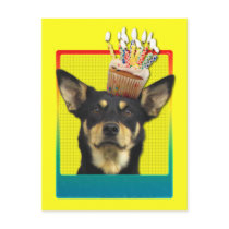 Invitation Cupcake - Australian Kelpie - Jude