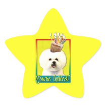 Invitation Cupcake - Bichon Frise