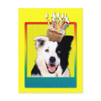Invitation Cupcake - Border Collie