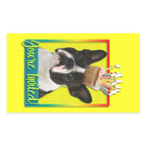 Invitation Cupcake - Boston Terrier