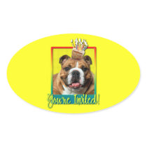 Invitation Cupcake - Bulldog - Dark