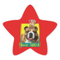 Invitation Cupcake - Bulldog - Dark