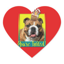 Invitation Cupcake - Bulldog - Dark