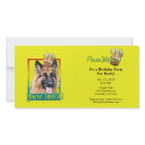Invitation Cupcake - German Shepherd - Chance