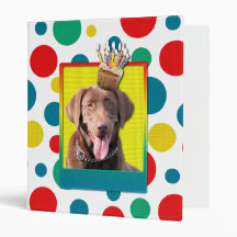 Invitation Cupcake - Labrador - Chocolate Binder