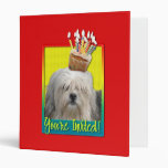 Invitation Cupcake - Lowchen Binder