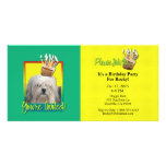Invitation Cupcake - Lowchen Personalized Photo Card