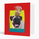 Invitation Cupcake - Pug Binder