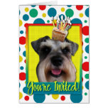 Invitation Cupcake - Schnauzer Cards