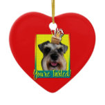 Invitation Cupcake - Schnauzer Ornaments