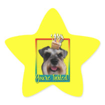Invitation Cupcake - Schnauzer