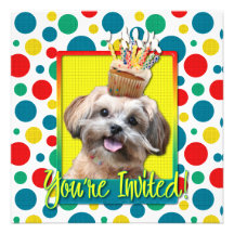 Invitation Cupcake - ShihPoo - Maggie