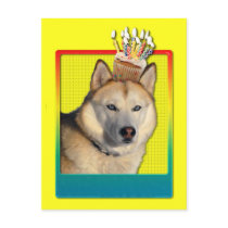 Invitation Cupcake - Siberian Husky - Copper