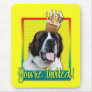 Invitation Cupcake - St Bernard - Mae Mouse Pad