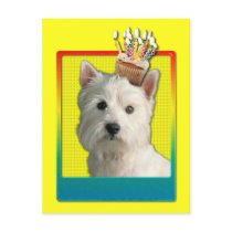 Invitation Cupcake - West Highland Terrier