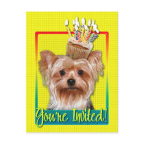 Invitation Cupcake - Yorkshire Terrier