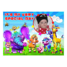 Invitation d'anniversaire avec "le GiggleBellies "