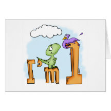 Invitation d'anniversaire d'amusement de Dino ?ère Carte