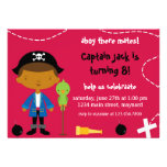 Invitation d'anniversaire de partie de pirate