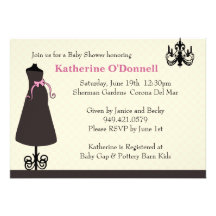 Invitation de baby shower