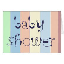 invitation de baby shower carte de vœux