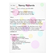 Invitation de baby shower de grands-parents - bébé