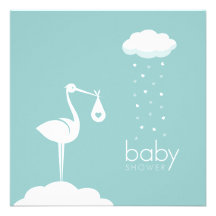 Invitation de baby shower de la livraison de garço