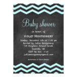 Invitation de baby shower de tableau et de Chevron