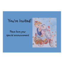 invitation de bébé modèles de cartes de visite