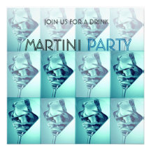 Invitation de cocktail de Martini