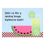 Invitation de coup de barbecue de coupure de resso invitations